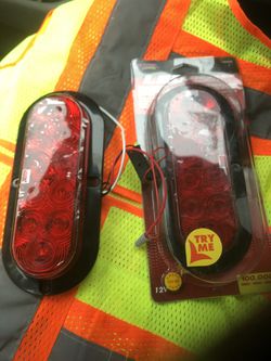 Brand new 6” oval LED trailer lights