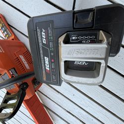 58v Echo Battery Powered Chainsaw (Not Charging)