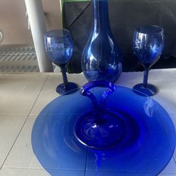 Antique Cobalt Blue Set