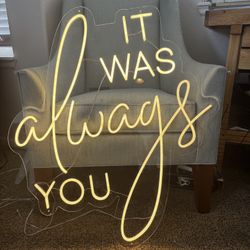 Custom LED/neon Wedding Sign 
