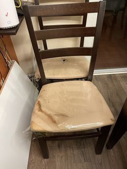 2 Wooden Chairs