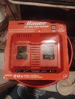Bauer 20V Dual Port Battery Charger