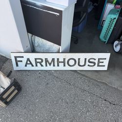 Big Farmhouse Decor Sign 