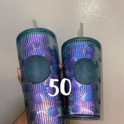 Starbucks Mermaid Scales Cups