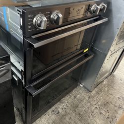 Samsung Black Stainless Microwave Oven Combo 30” Wide