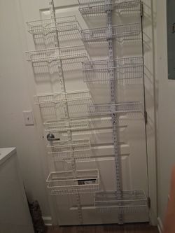 2 kitchen over the door organizer