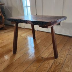 Plant Stand.  Live Edge