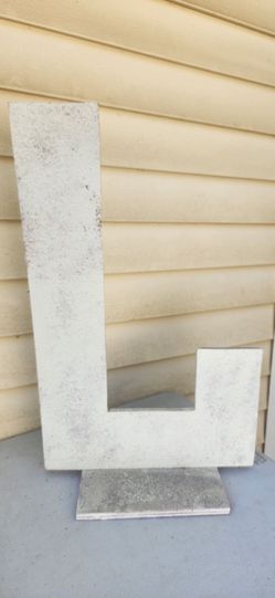 Large Letter L Sign Marquee Letter