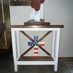 Entry table- Narrow Farmhouse solid wood