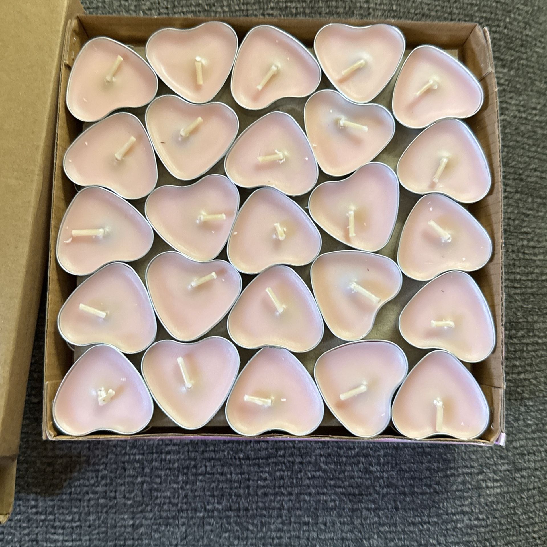 Love Heart Candles