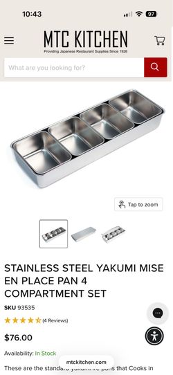 Stainless Steel Yakumi Ire 4-Ko