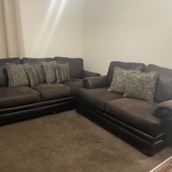 Couch, Love Seat Set 