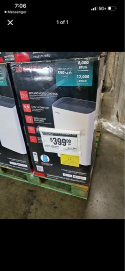 Toshiba 8000 btu portable AC