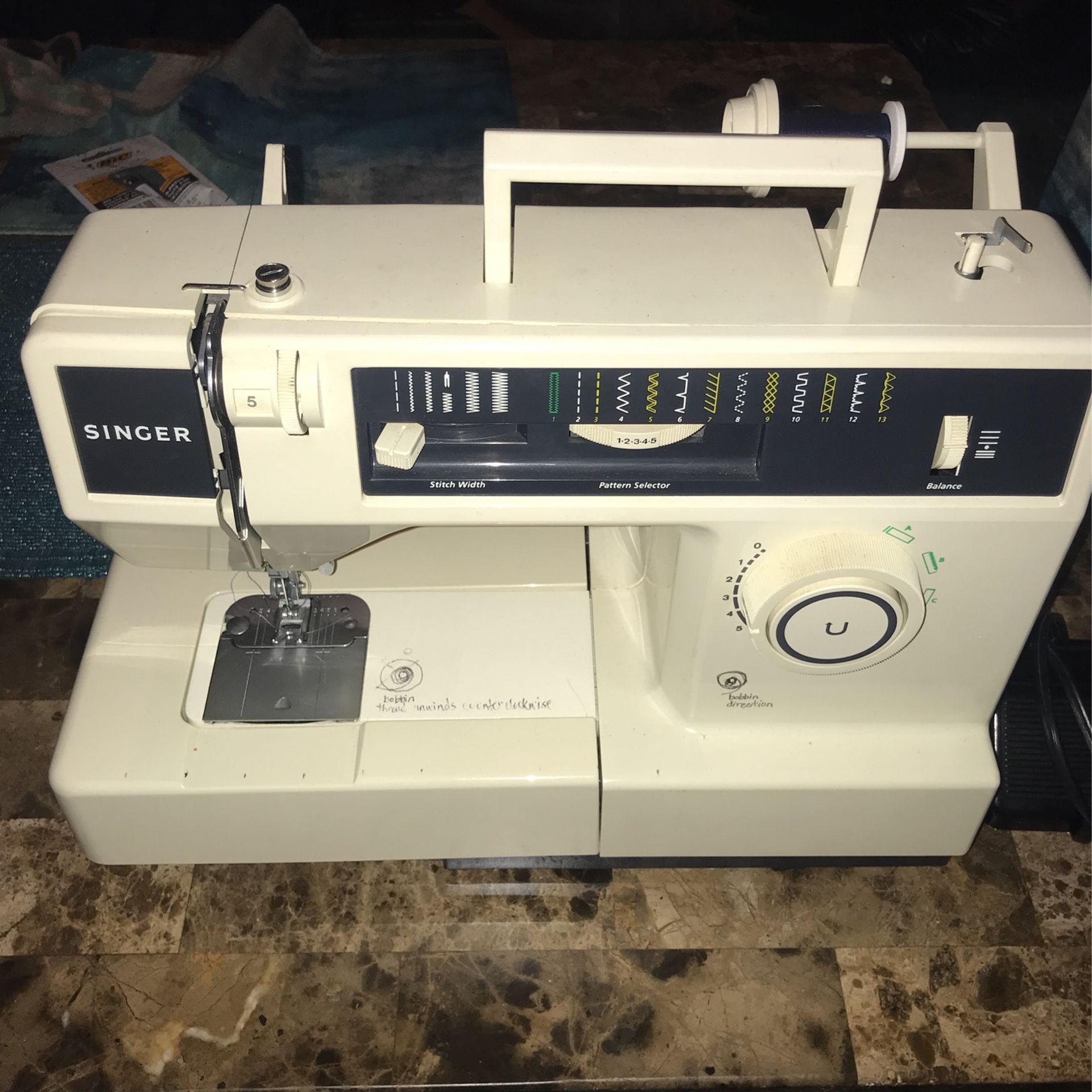 Singer Sewing Machine Model (contact info removed)180