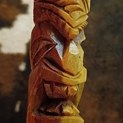 Hand Carved Polynesian Wooden Cane
