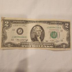 2 Dollar Bill 