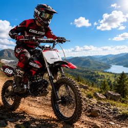 Fully Assembled Off-road Semi-automatic Dirt Bike 110CC 