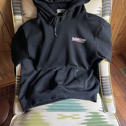 Black Balenciaga Hoodie