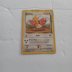Pokemon Card Spearow 1999 First Edition