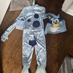 Size 3/4 Bluey costume With Tags 