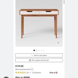 Target Opalhouse Wood Desk With Drawers