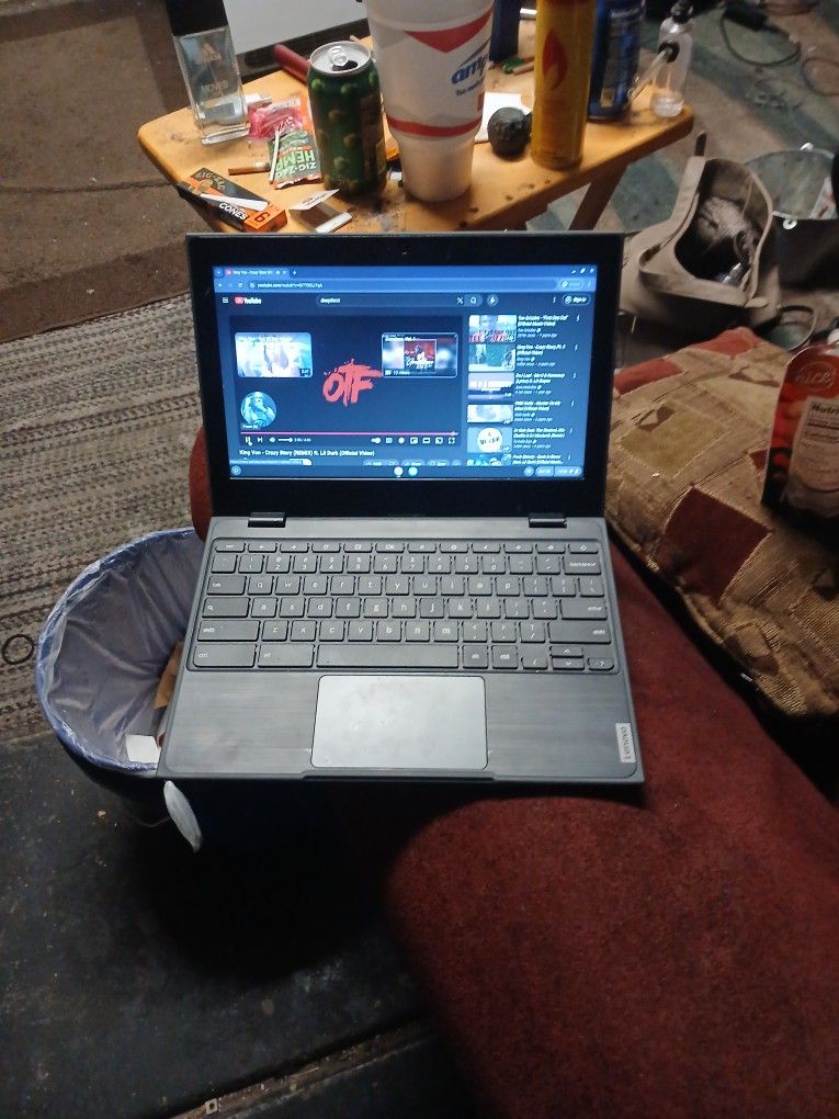 Laptop And Wireless Mouse