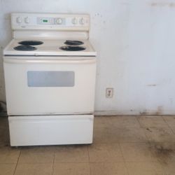 Stove Working Needs Good Clean Coil Top Oven Kitchen standard Size 