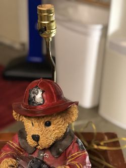 Teddy bear lamp