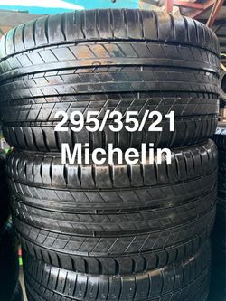 295/35/21 (2) Michelin Lattitude Sport 3