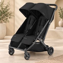 UPPAbaby Minu Duo Double Stroller James/Black-New in Box