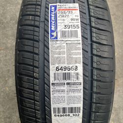 255/35zr21 Michelin Pilot Sport All Season 4