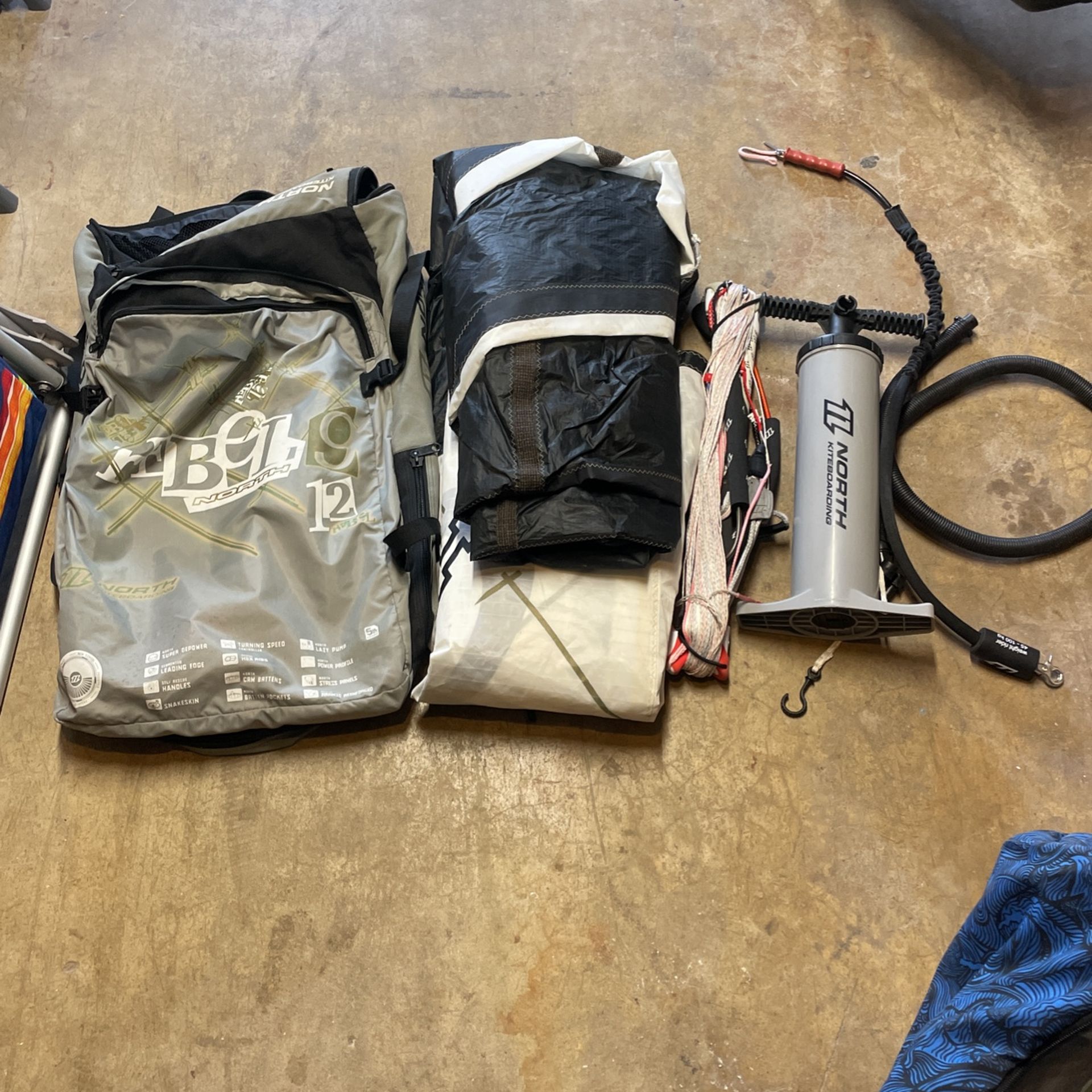 North Rebel 12m Kiteboarding Kite