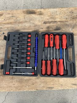 Screwdriver & Bit Set with Case - Complete Kit