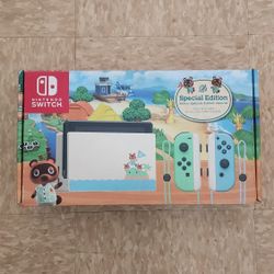 NIB NEVER USED NINTENDO SWITCH ANIMAL CROSSING 