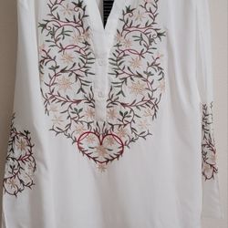 (NEW) Embroidery Tunic