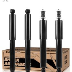 44 Front+Rear Suspension Struts Shocks Complete Assembly Shock Absorbers Compatible for Nissan Frontier 4WD 1 2000 2001 2002 (Set o