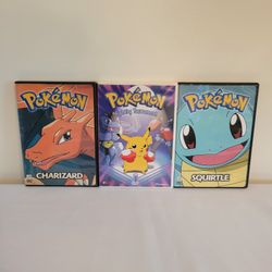 Pokemon DVD'S - Set of 3