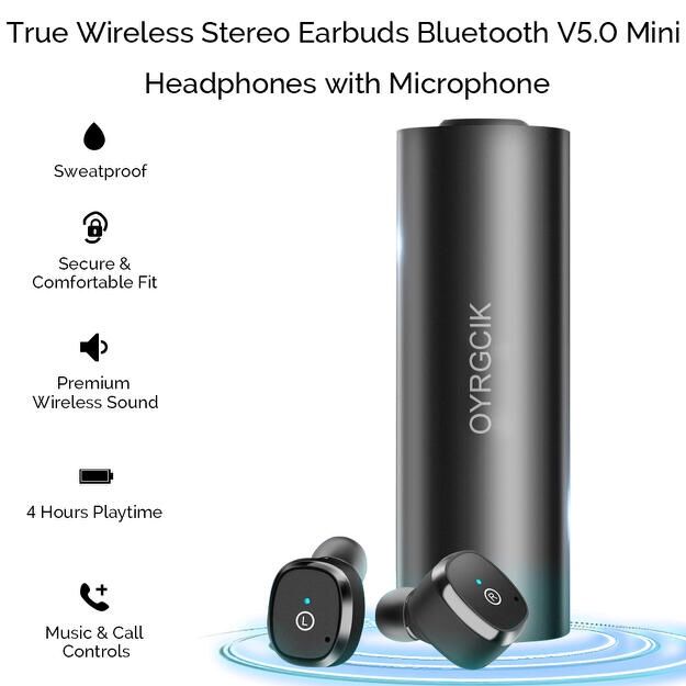 New!! True wireless bluetooth earbuds... $45