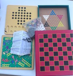 10-in-1 Wooden Game Collection Set