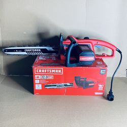 New Other CRAFTSMAN 16" 12 Amp Electric Corded Chainsaw, Red/Black