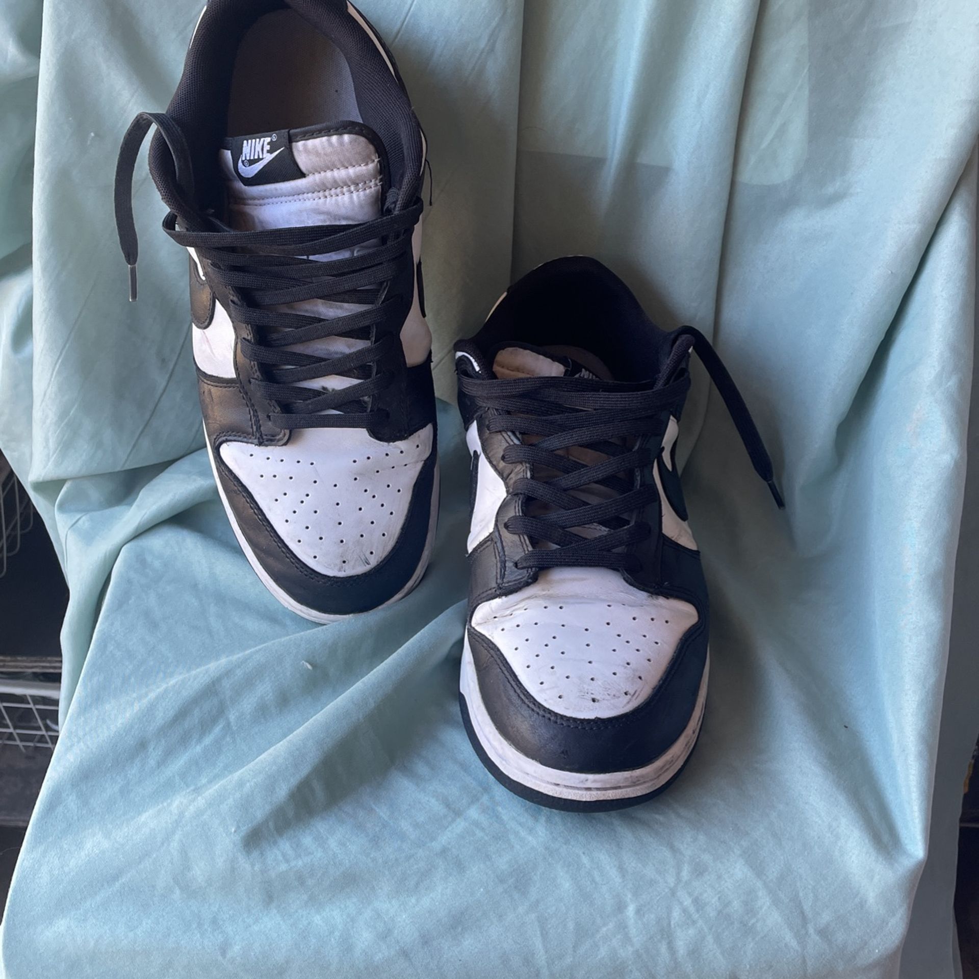 Nike Black And White Size 12 Panda Dunks