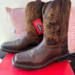 Justin boots for men size 12