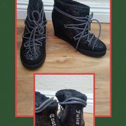Juicy Couture Wedge Boots 