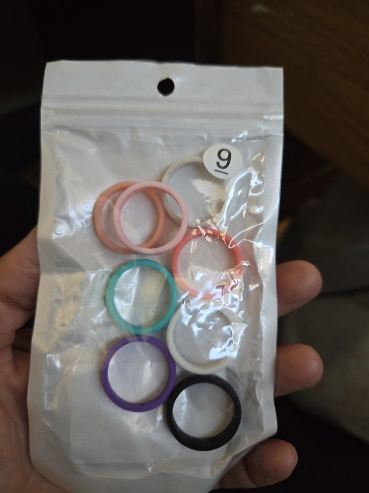 Silicone Rings Size 9
