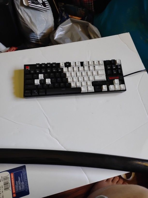 Custom Keyboard With Brown And Red Switches