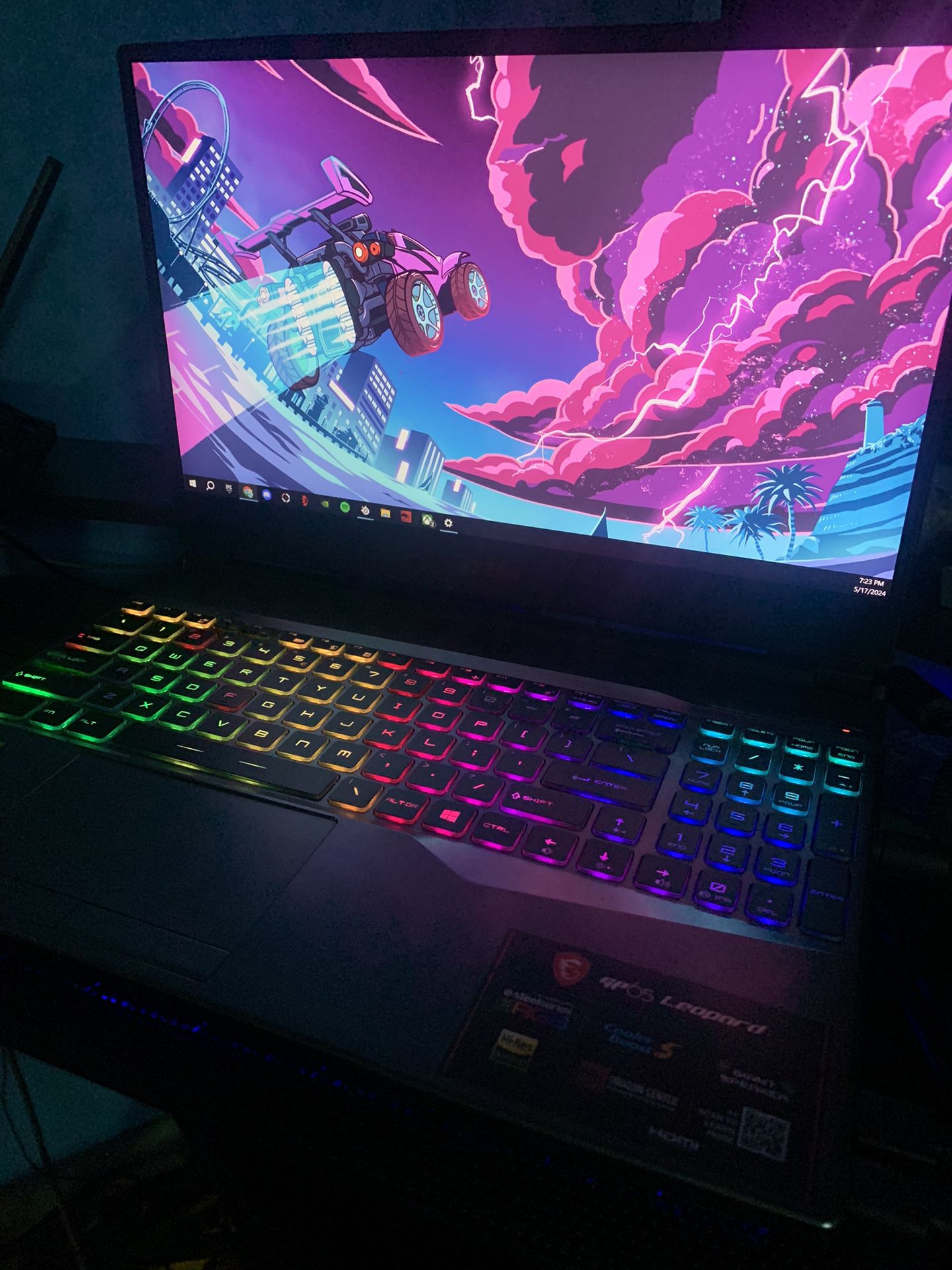 RGB Msi Gaming Laptop