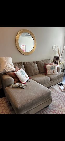 West elm circular mirror