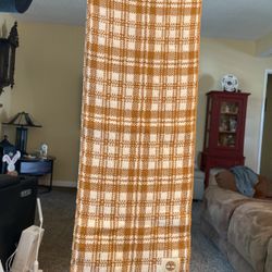New Timberland Scarf Wheat Plaid 