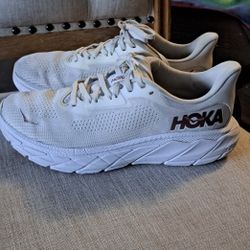 Hoka One One Arahi 7 Shoes Womens US Size 8B White Stability Road Running Support
