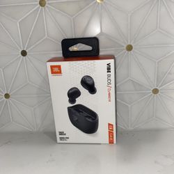 New JBL Vibe Buds Wireless Headphones - Black